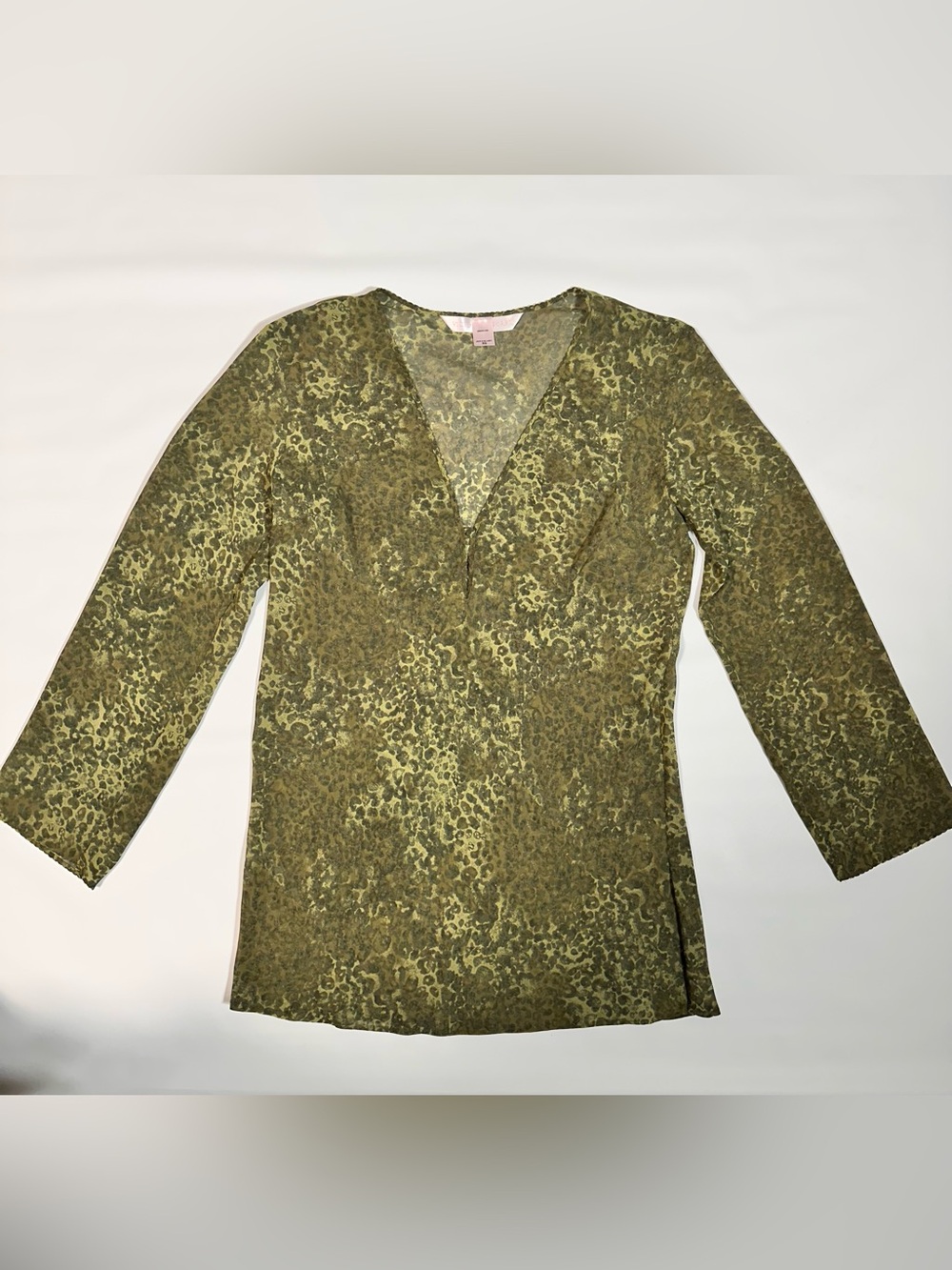 Victoria's Secret Olive Leopard Print Cami Top